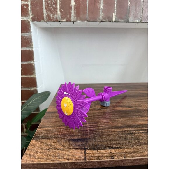 Purple Daisy Garden Hose Sprinkler - Picture 1 of 8